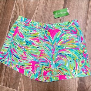 🌺 LILLY PULITZER Women's Ocean View Shorts raspberry shady lady NWT